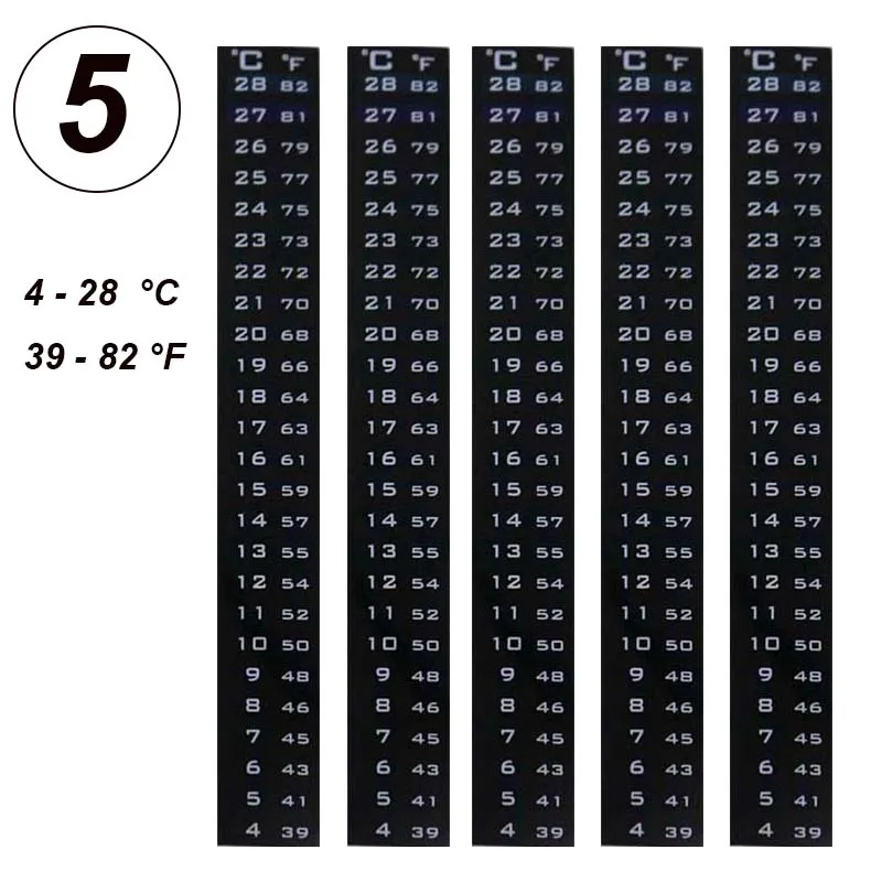Brewing Thermometer Strip Adhesive Temperature Display Sticker For Carboys Buckets Fermentors brewing thermometer sticker
