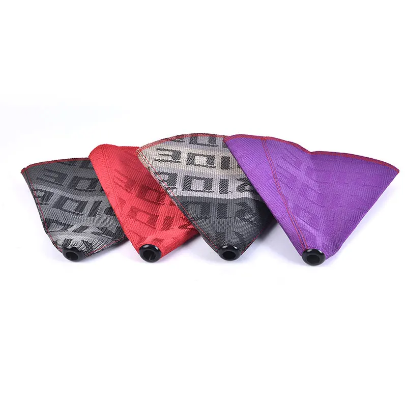 1pc Canvas Bride Canvas Universal Shift Lever Knob Boot Cover Racing