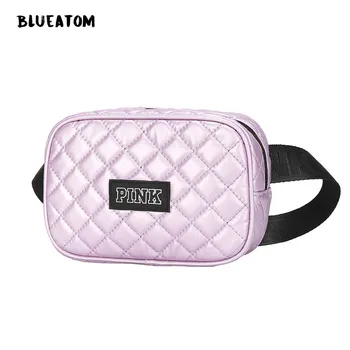 

Fashion Pink waist packs for women designer brand Luxury bag High Quality women PU leather bag Fanny Pack message bag