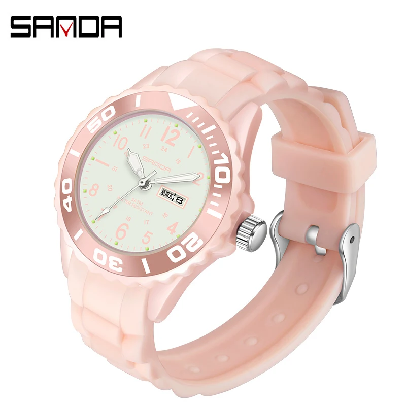 Simple Women's Watches Quartz Clock Date Luminous Waterproof Women Sport Watch Silicone Student Analog Watches Reloj Mujer