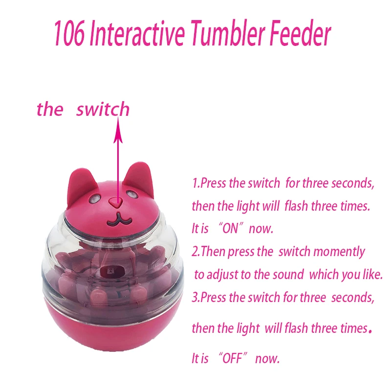 IQ Treat Ball Fun Interactive Shake Tumbler игрушка для собак медленная кормушка дозатор для еды мяч скребок кошачий трек игрушка для домашних животных Stop Bloat