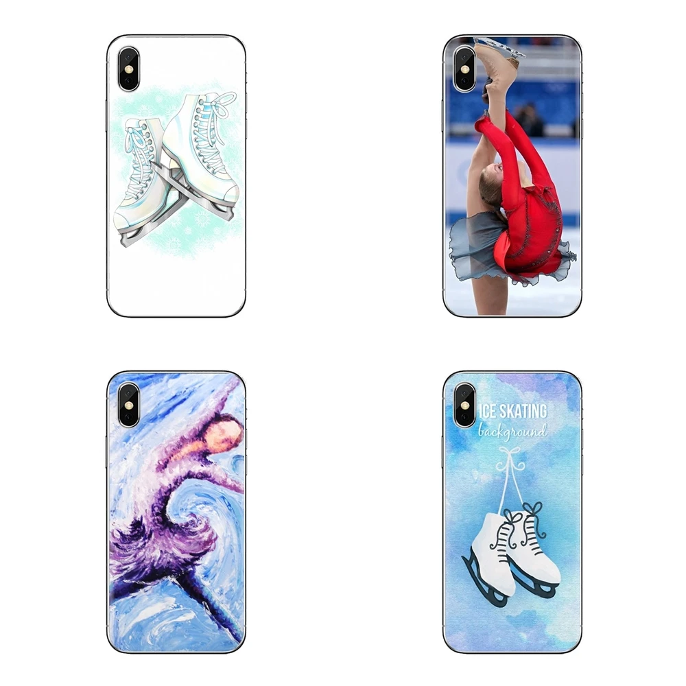 Мягкие чехлы из ТПУ для samsung Galaxy S2 S3 S4 S5 MINI S6 S7 edge S8 S9 Plus Note 2 3 4 5 8 Coque Fundas Go ice skating with