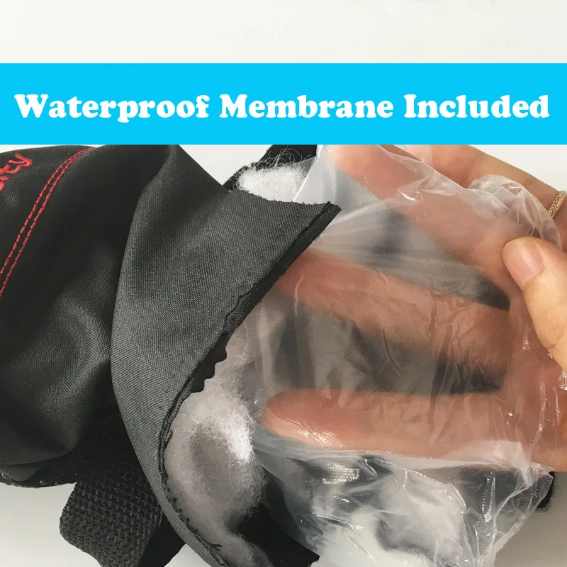 Waterproof skiing gloves 4