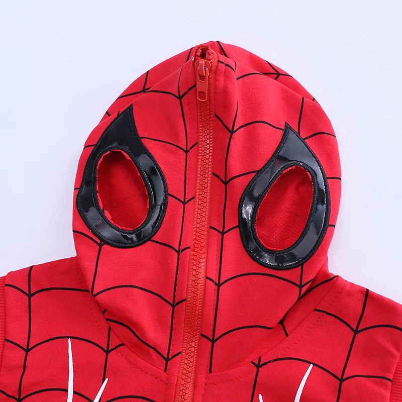 Комплекты одежды для маленьких мальчиков «Человек-паук»; хлопковый спортивный костюм; крутой Детский карнавальный костюм «Человек-паук»; детский спортивный костюм из 3 предметов