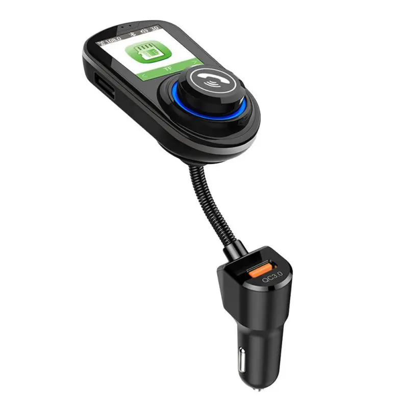 Горячая Qc3.0 1,8 дюймовый цветной экран автомобильный беспроводной Mp3 Автомобильный цветной экран Hd Mp3 Автомобильная Быстрая зарядка без рук