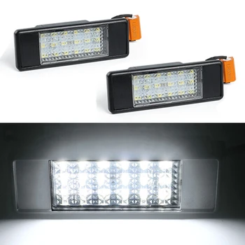 

2Pcs Error Free Led Number License Plate Light Lamp White For Mercedes Benz Sprinter W906 2006- Vito W639 03-14 Viano W639 03-14