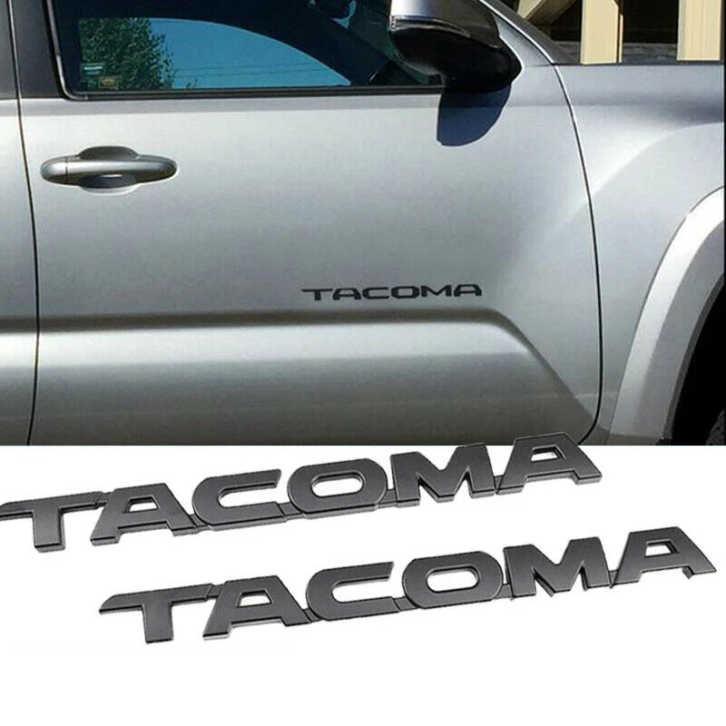4 шт. набор для Tacoma 4X4 V6 багажник автомобиля дверь багажника значок с эмблемой Наклейка для Toyota Tacoma(матовый черный