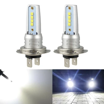 

Headlight H7 3030 LED Bulb High Low Beam Bulb Kit 6000K White 55W 6000LM Fog Light Lamp 1pcs