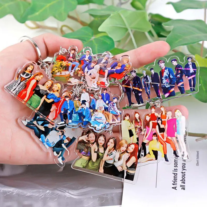 

TWICE/GOT7/ TXT And Other Combinations Of Keychain Creative Ornaments With The Surrounding Keychain Wholesale