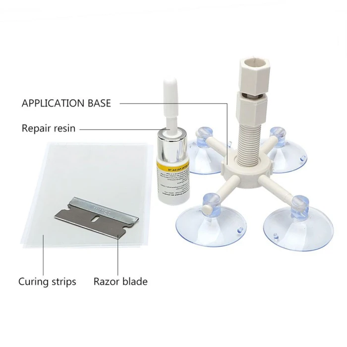 Комплект Для Ремонта Лобового Стекла, присоска, стекло, трещина, ремонт для автомобиля F-Best