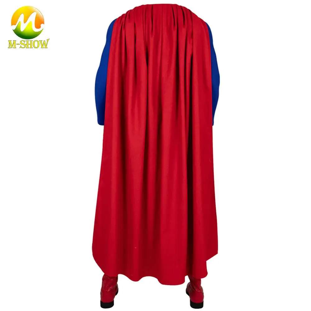 DC Comic Cosplay Superman Costume Kingdom Come Superhero Cosplay Jumpsuit Cloak Halloween Zentai Su