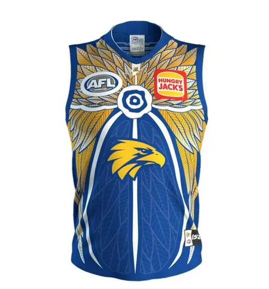 2019 AFL WEST COAST EAGLES местный Джерси размер S-3XL | Спорт и