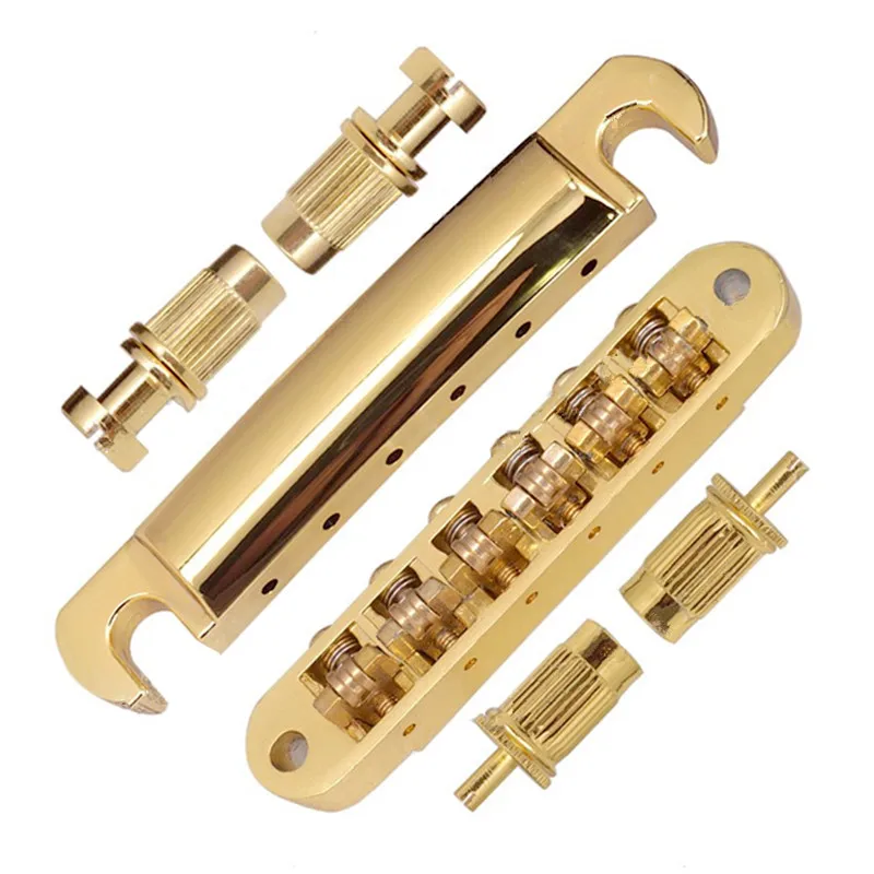 

Набор струнодержателей для гитарного моста с роликовым седлом для электрогитарных аксессуаров-большие шпильки и якорь