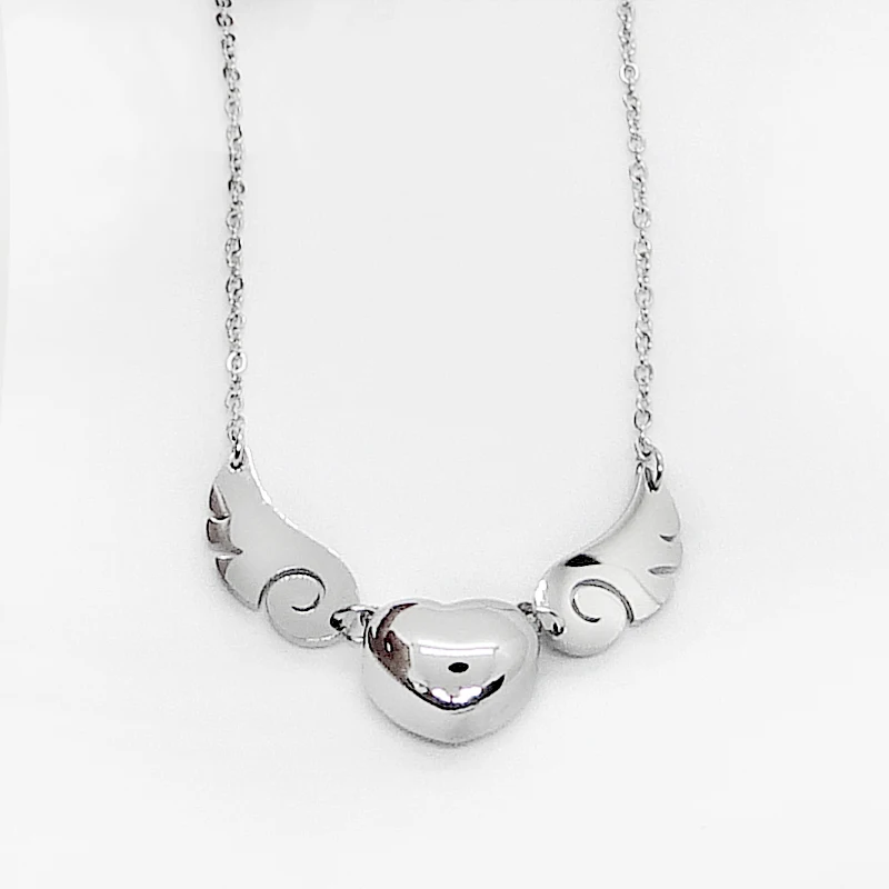 Ciondolo In Argento "Chiama Angeli" A Forma Di Cuore - Foto 10