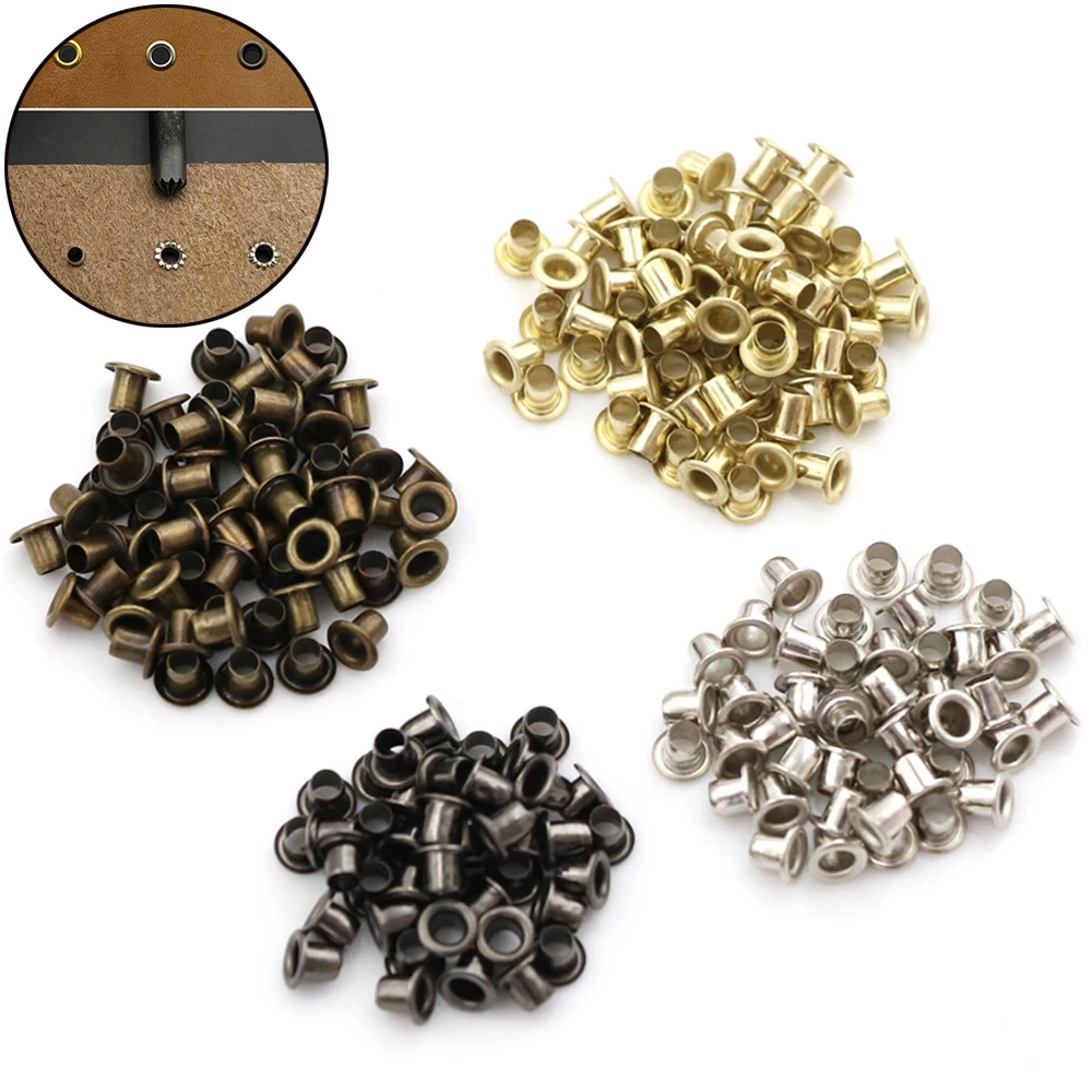 Mini Eyelet Buttons 50Pcs 1.5/2.0/2.5mm for DIY Doll Belt Buckles Metal Buckle Snap Buttons Bag Shoes Clothes Sewing