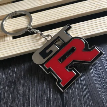 

Fashion Metal Car Logo key ring keyring keychain key chain Chaveiro for Nissan GTR skyline kawasaki R32 R34 R351400 Auto Pendant