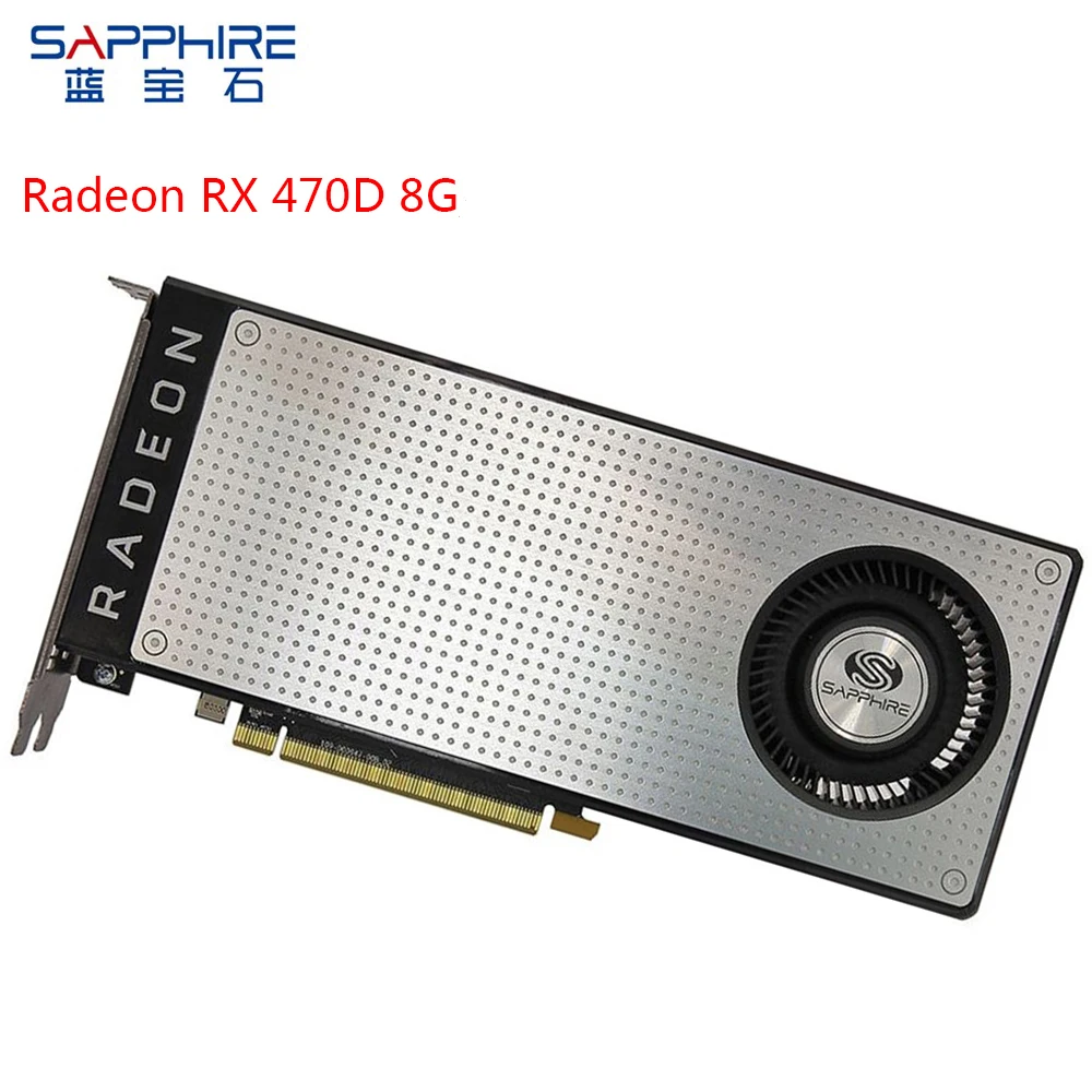 Видеокарты SAPPHIRE AMD Radeon RX 470D 8 ГБ GDDR5 видеокарта для игрового ПК RX470D 256bit PCI Express 3 0