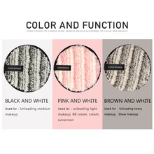 3 шт. круглый моющийся Мягкий макияж для удаления лица очищающий уход за кожей Косметическая ткань спонж инструмент пудра слоеный двухсторонний тональный крем