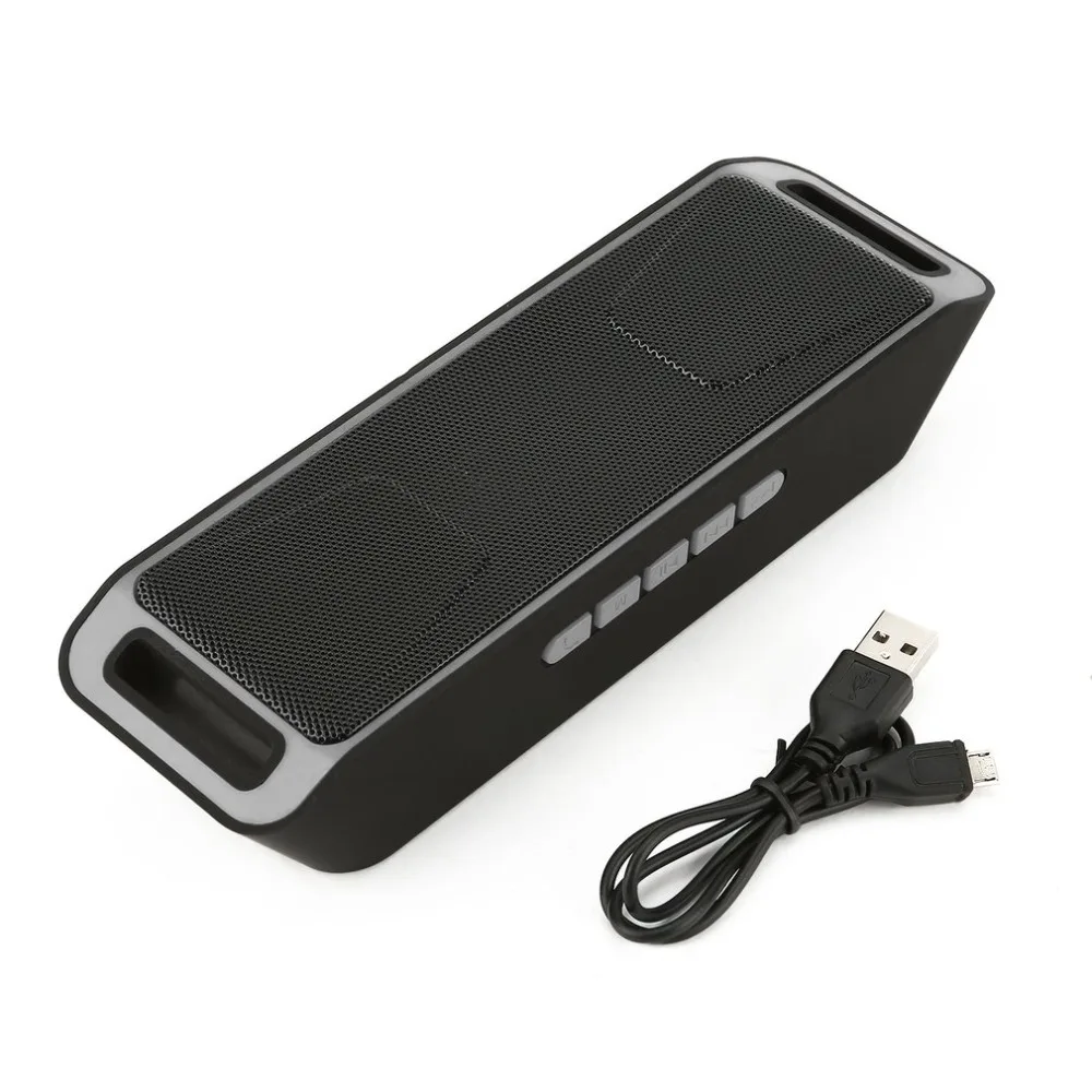 

S208 Bluetooth Speaker Wireless Recharegable Stereo Loudspeakers USB Charging Mini FM Radio Multifunctional Sound Boombox