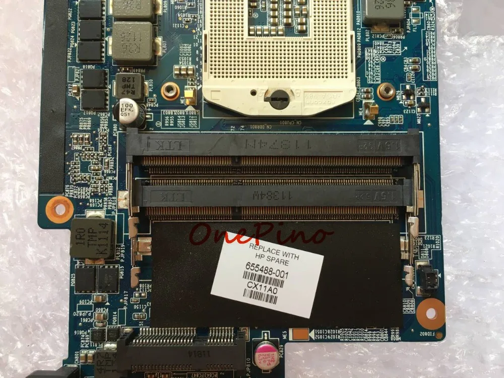 1 ГБ Материнская плата ноутбука подходит для HP DV7-6000 655488-001 Intel неинтегрированных HM65 полностью протестирована 60 дней гарантии