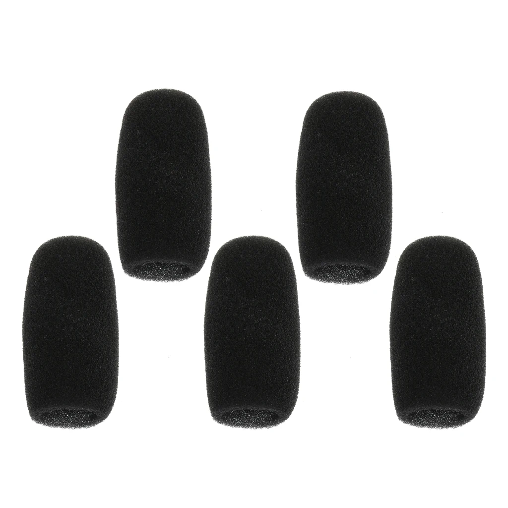 5 Pcs Microphone Foam Cover For Sony Panasonic Canon Shotgun Mic M5