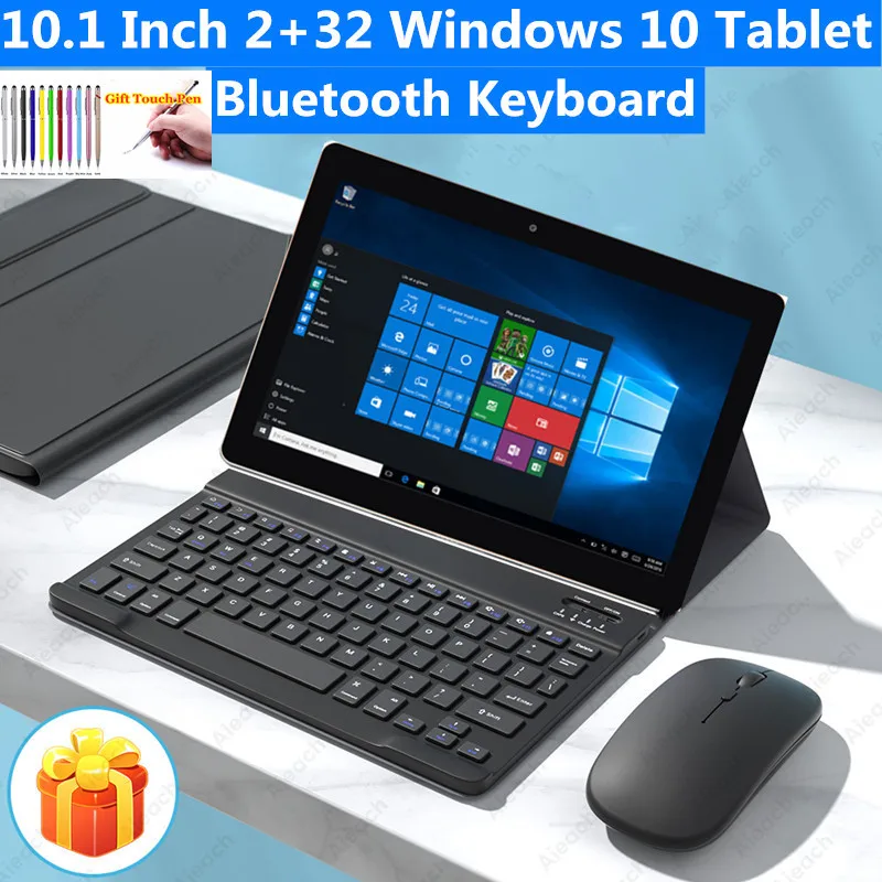 best drawing tablet HOT SALES Gift Bluetooth Keyboard Case 10.1 INCH NX16A Windows 10 Tablet 2GB DDR+32GB WIFI 1280 x 800 IPS Dual Camera Quad Core cheap samsung tablet