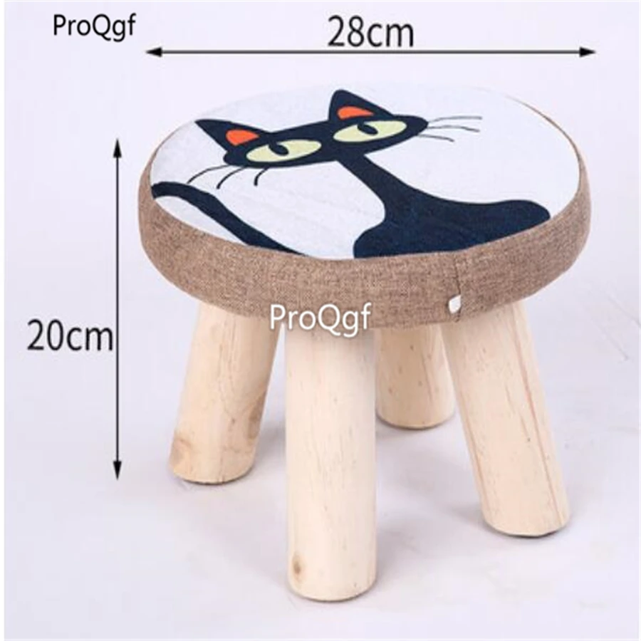 ProQgf 1Pcs A Set Home lovely round shape game mini style Children Stool many choice - Color: Chocolate