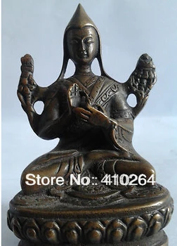 

80MM Vintage Bronze STATUE Handmade High Quality Buddhist Goddess