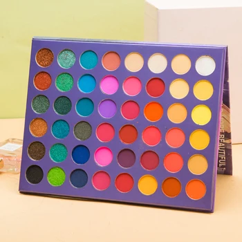 

ICYCHEER 48Colors Glitter Matte Eyeshadow Palette Fluorescent Rainbow Disk Highlight Eyeshadow Palette maquillage