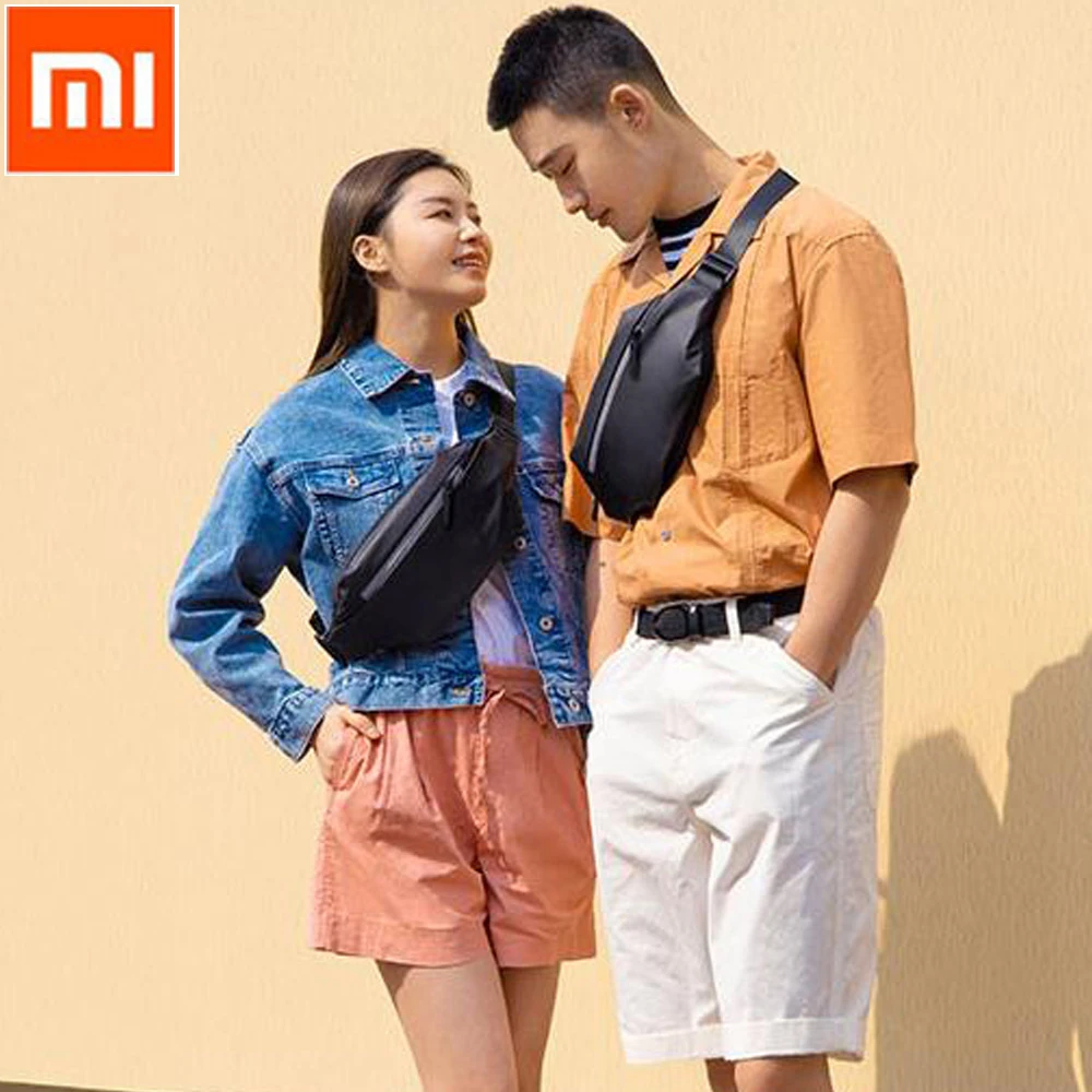Xiaomi riñonera deportiva Mijia Original para hombre y mujer, de cintura para a la moda, para unisex, impermeable, reflectante|Bolsas| - AliExpress