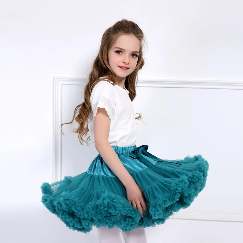 Tutu-Skirt Tulle Ballet Party Girls Fluffy Princess Dance Kids Children for Cheap