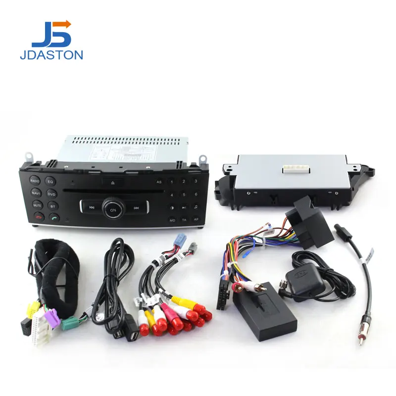 JDASTON Android 10.0 Car DVD Player For Mercedes Benz GLK 2008 2009 2010 GPS Navigation 1 Din Car R
