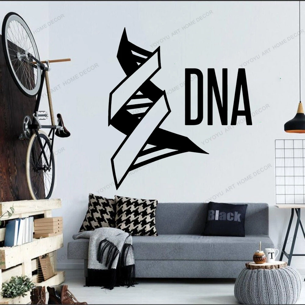 Dna Molecule Wall Stickers Decor For School Classroom Decals Science