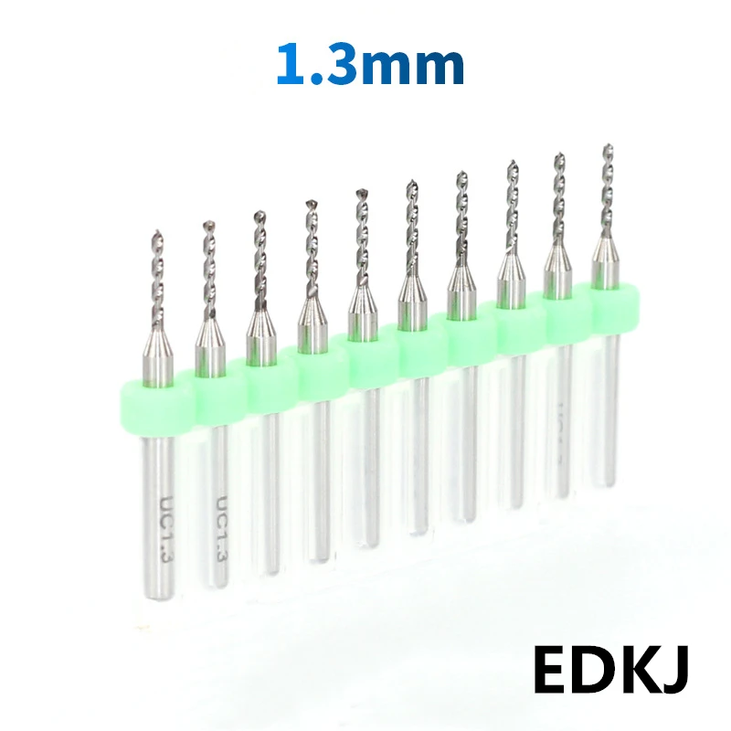 

10pcs/Set 1.3mm-2.0mm PCB Print Circuit Board Carbide Micro Drill Bits Tool for SMT CNC PCB bit Hard Alloy