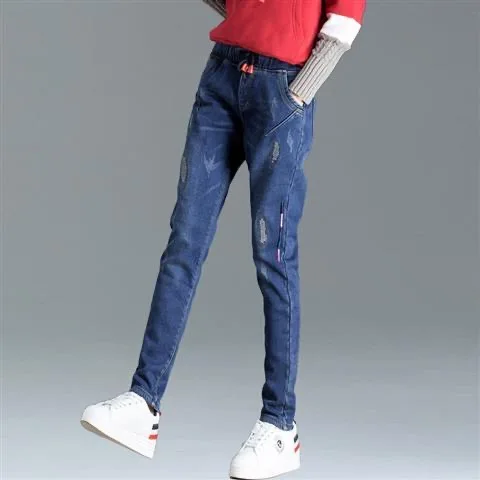

Elastic boyfriend for women jeans woman 2022 new fashion plus size jeans with high waist stretch befree wanita denim pants femme