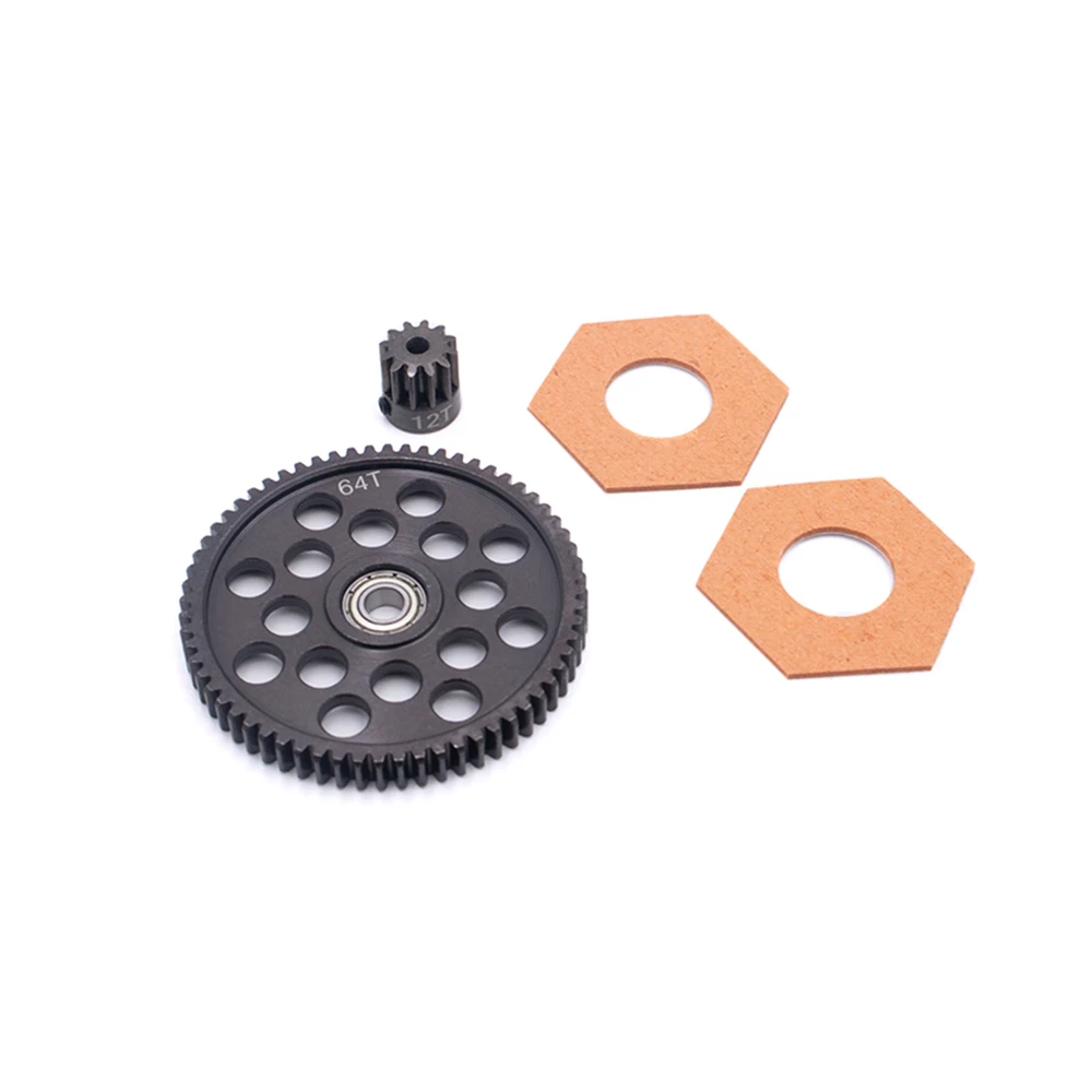 KYX гоночный Жесткий стальной сверхмощный 64 T/12 T Spur gear Набор для RC Гусеничный