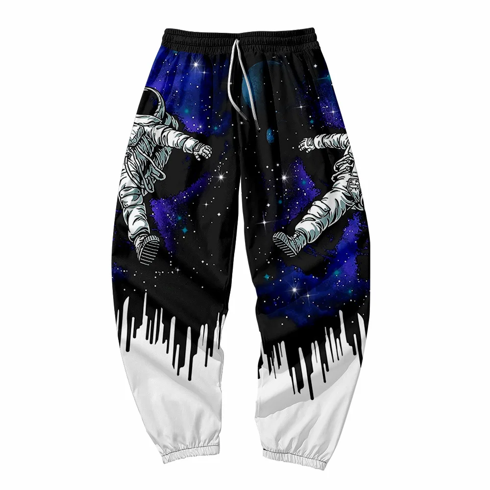 

Штаны-карго мужские с японским карманом, джоггеры с принтом космонавта, шаровары в стиле Харадзюку, спортивные брюки в стиле хип-хоп, большие размеры 6XL