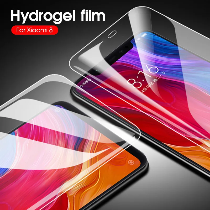 Защитная мягкая Гидрогелевая пленка для Xiaomi Mi9 Mi8 Lite CC9E Mi6X закаленное стекло Pocophone