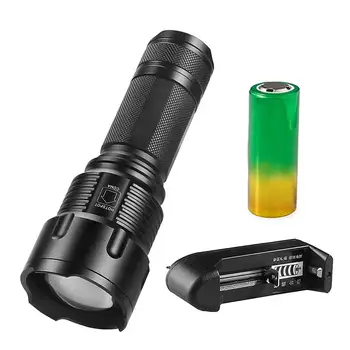 

Powerful Led Flashlight High Lumens XML-T6/L2 Rechargeable Torch Ultra Bright Smarthand Lamp Camping Hiking Travel Hand Light 4
