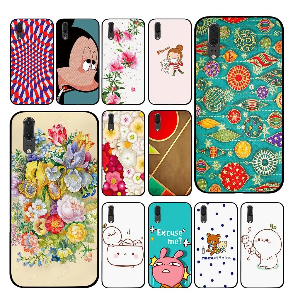 Duck mickey для Huawei Honor V9 V10 8 9 10 8X 5A 7A 5X Play Lite TPU чехол телефона | Мобильные телефоны и