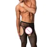 Adult Sexy Pantyhose Costumes Porno Exotic Men's Pantyhose Sexy Four Open Crotch Tights Small Mesh Stockings for Male Underwear ► Photo 1/3
