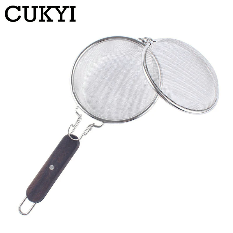 CUKYI manual Coffee Roaster machine stainless steel made hand use coffee bean baker wooden handle