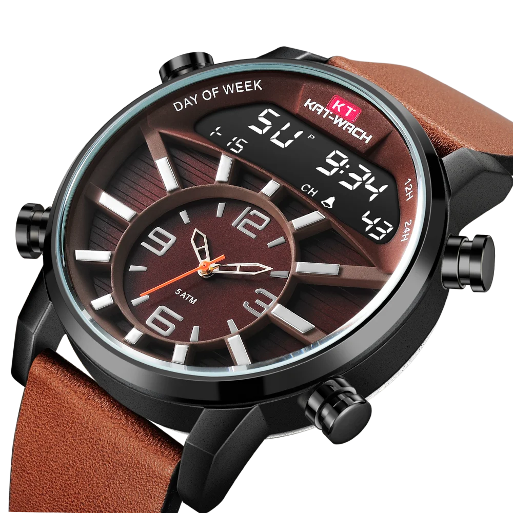 

New men's luminous waterproof watch multi function multi dial fashion quartz watch