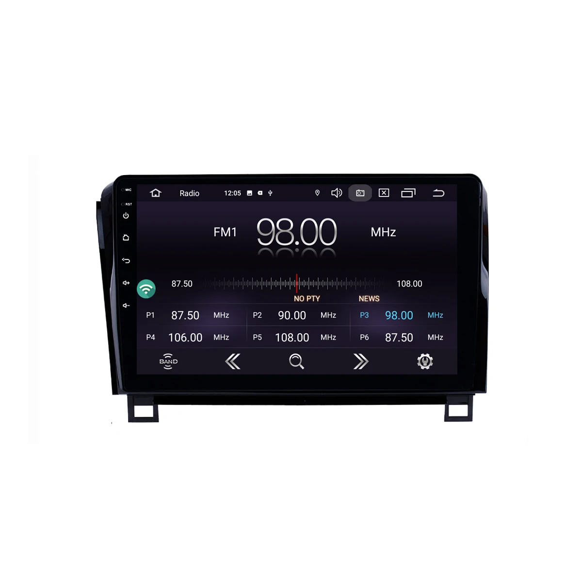 " android 9,0 RAM2G Автомобильный gps dvd-плеер для Toyota Tundra Sequoia 2007 автомобильный Радио Мультимедиа Навигация стерео головное устройство