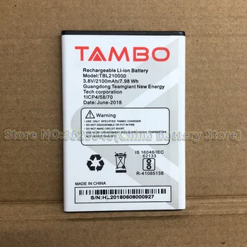 

GND 2100mAh/7.98Wh TBL210000 Replacement Battery For TAMBO smartphone Li-ion bateria Li-Polymer Batterie