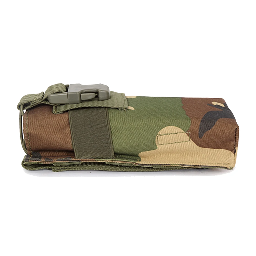 Tactical Molle Radio Walkie Talkie Pouch Hunting Waist Bag Holder Pocket