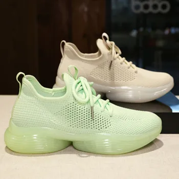 

Single shoe women 2020 new spring summer leisure outdoor light sports shoe women comfortable breathable wild casual running shoe