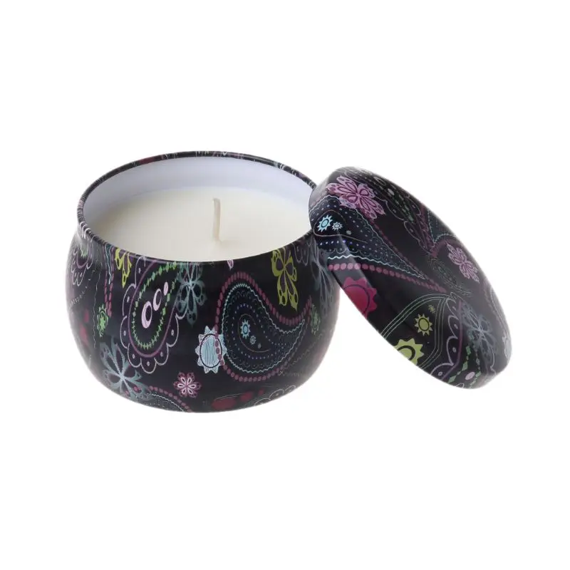 Оловянные ароматы, ароматерапия ароматическая свеча Натуральный Соевый Воск подсвечник для путешествий