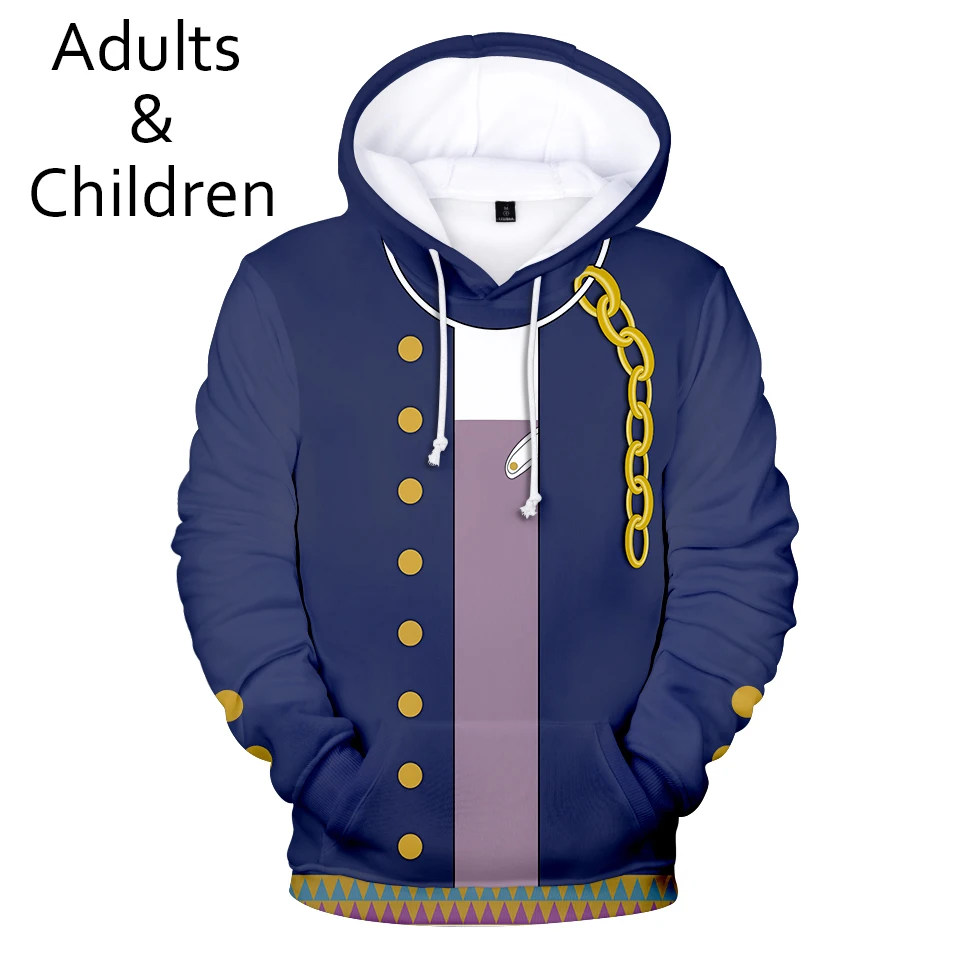 

Casual JOJO's fantastic adventure character suit 3D Hoodies men women Hoodie boys girls Autumn Suitable 3D JOJO Kids pullovers