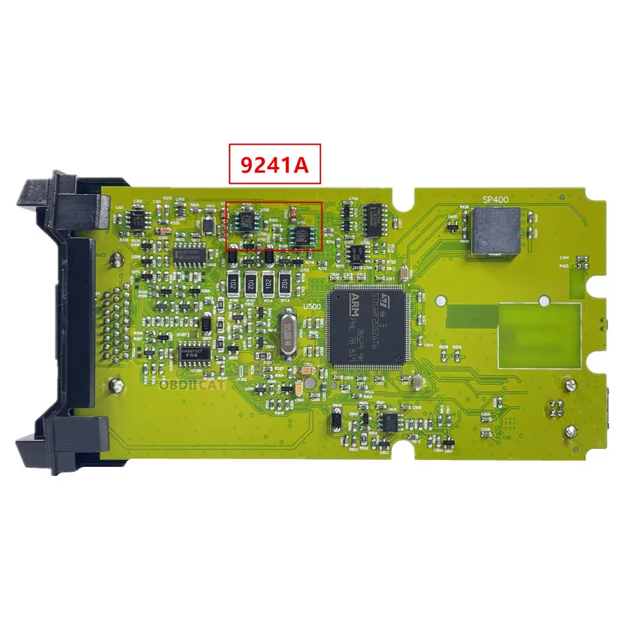 US $59.24 Newest SW 20173 OBDIICATTCS High Quality Bluetooth Yellow Green Single Board NEC Relay VCI Scanner Diagnostic Tool